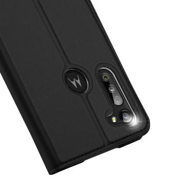  FLIPCASE WALLET DUX DUCIS Skin Pro schwarz für Motorola G8 Power