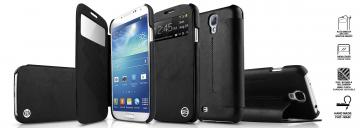  ITSKINS VISIONARY FLIP CASE schwarz für Samsung i9500/i9505 Galaxy S4