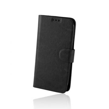  Ledertasche WALLET FLIP CASE UNIVERSAL schwarz, geeignet für Smartphones mit ca. 5,0 Zoll
