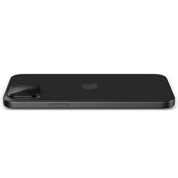 Spigen Glass tR Optik 2 Pack, black - iPhone 15/15 Plus