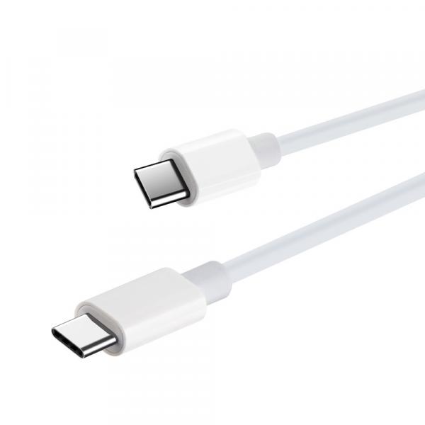 Datenkabel USB-C / USB-C 100cm 20W weiß (25 Stück / bulk / industrieverpackt)
