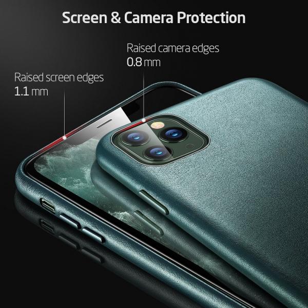  ESR Metro Case ECHTLEDER dunkelgrün für Apple iPhone 11 Pro