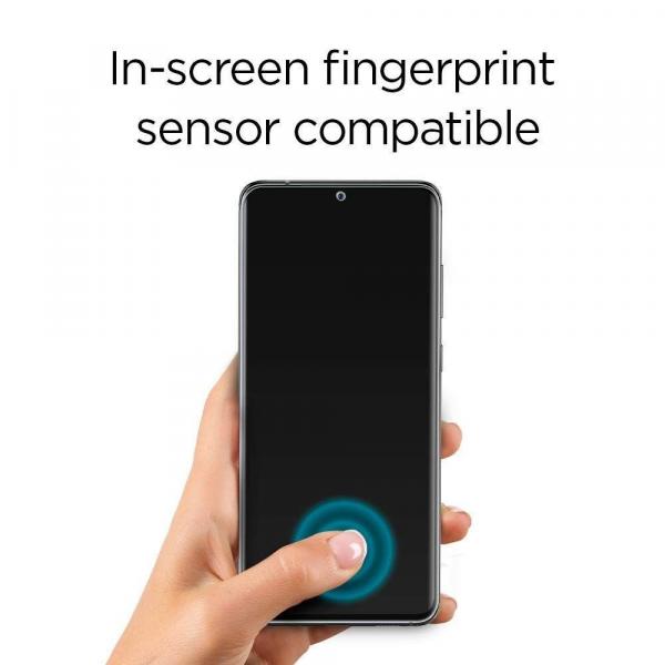  SPIGEN NEOFLEX FULLFACE Displayschutzfolie casefriendly (Doppelpack) für Samsung G980 Galaxy S20 - FINGERPRINT-SENSOR FUNKTIONIERT