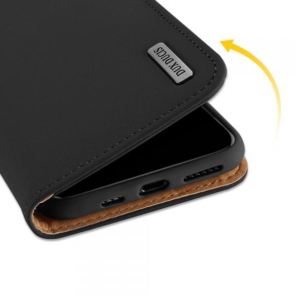  DUX DUCIS Wish Genuine Leather Bookcase type case für Apple iPhone 11 Pro black