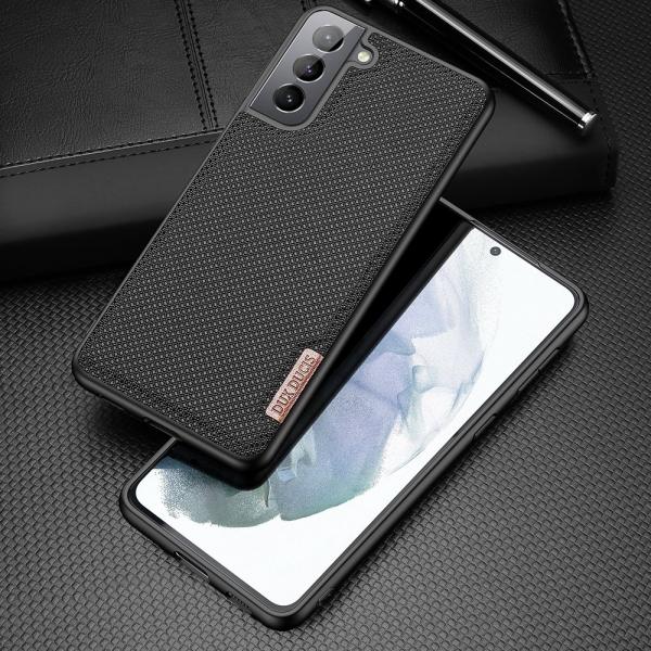  Dux Ducis Fino case covered with nylon material für Samsung Galaxy S21 FE black