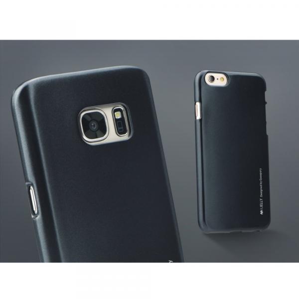  MERCURY BackCase iJelly metallic-schwarz für Samsung G935 Galaxy S7 Edge|