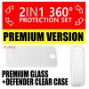  360-Grad PROTECTION SET ANTISHOCK für Apple iPhone 12| iPhone 12 Pro